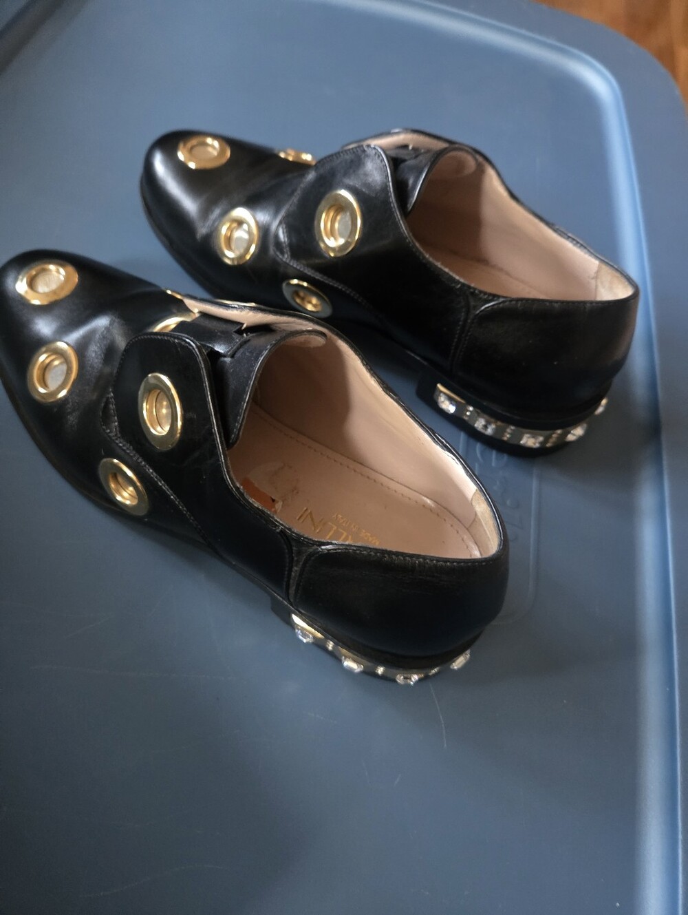 Sale! Cavalinni Black Leather Italian Made Loafers
